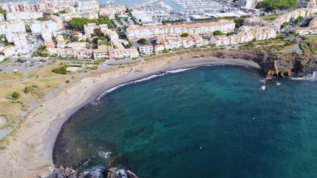 la conque plage du Cap d'Agde